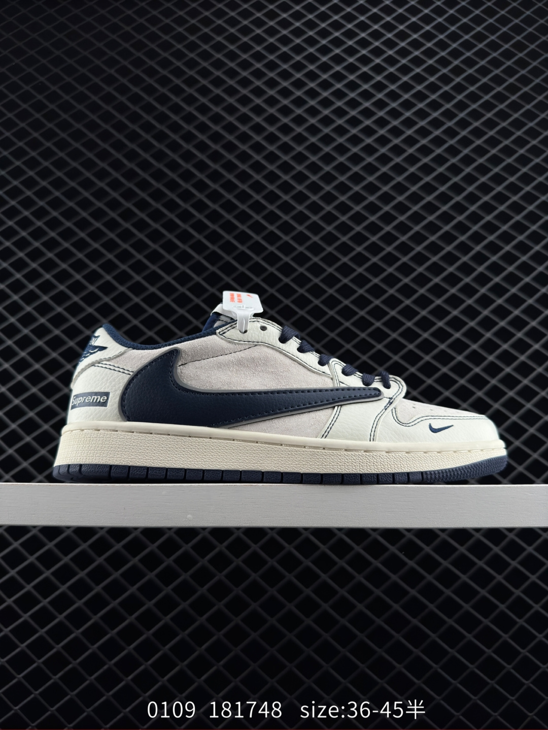 K Travis Scott x Nike Air Jordan 1 Low x Supreme